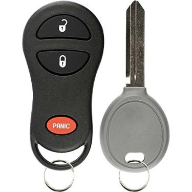 Imagem de KeylessOption Substituição de chave de carro de ignição sem cortes para Jeep 56036859, GQ43VT9T