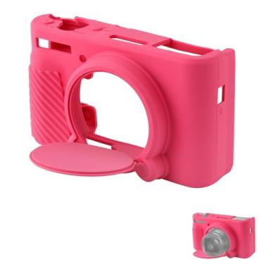 Imagem de SX730 SX740 Capa para câmera, fina de silicone antiarranhões, capa protetora macia para câmera digital compatível com a câmera Canon PowerShot SX740 SX730 HS