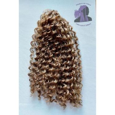 Imagem de Aplique Rabo de Cavalo Piranha Cacheado - Thina Patrocínio, Castanho C