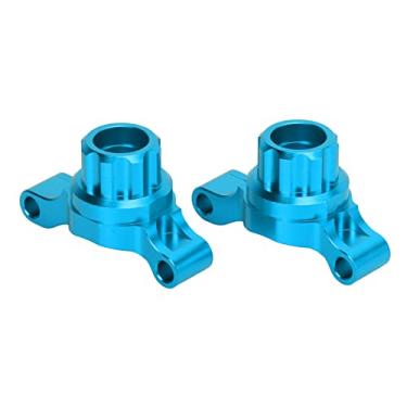 Imagem de Copo de Direção Traseira de Alumínio para Tamiya TT02, Peças de Atualização de Xícaras de Direção de Liga de Liga de Alumínio para o Carro Tamiya TT02 RC, Feito de Liga de (Azul)