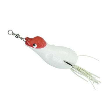 Imagem de Isca artificial pato killer com anti enrosco 7cm - GRUB PESCA, Branco