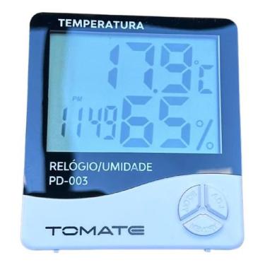 Imagem de Termo-Higrômetro Digital Calibrado Max/Min Alarme - Tomate