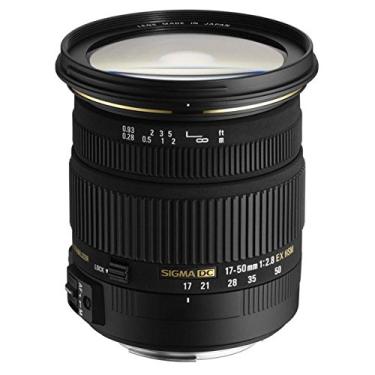 Imagem de Sigma Lente de zoom padrão de abertura grande HSM 17-50 mm F2.8 DC OS para câmera Sony Digital DSLR