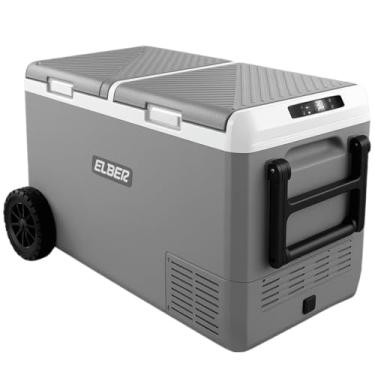 Imagem de Geladeira Portátil Day 2 Day Pro 95 Litros 12v 24v Com Rodinhas App Bluetooth Modelo 2025 - Elber