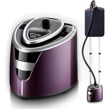Imagem de Vaporizador Vertical De Roupas, Ferros A Vapor De Piso Ajustável Em Altura, Vaporizador De Roupas De Pé Resistente Com Tábua De Passar Roupa Ajustável De 180 Graus