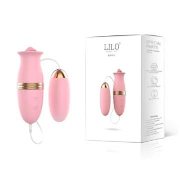 Imagem de Cápsula Vibratória Língua Com Bullet Love 10 Níveis De Vibrações Brinquedo Erótico Recarregável