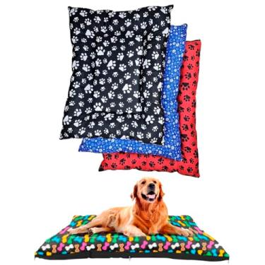 Imagem de Cama Pet Tamanho G - 70 x 58 cm - Colchonete Macio Para Cachorro ou Gato Caminha Pet Lavável com Ziper