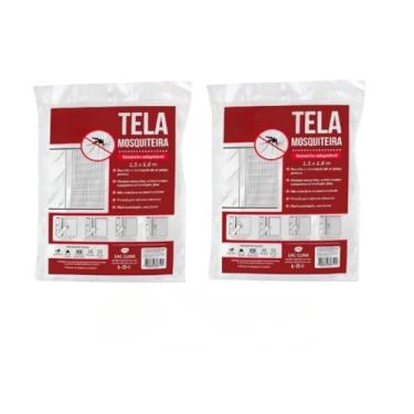 Imagem de Tela Mosquiteiro Para Janela 150x180cm Com Velcro Anti-inseto Autocolante Pernilongo Removível