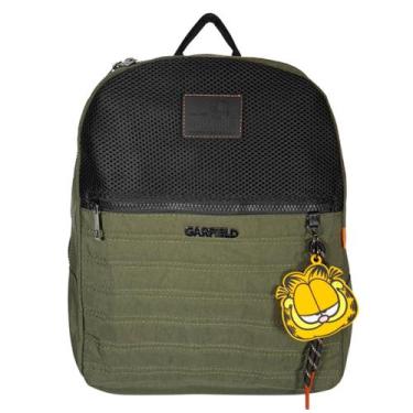 Imagem de Mochila Garfield Média Nylon Passeio Casual GF2961 - Semax, Verde