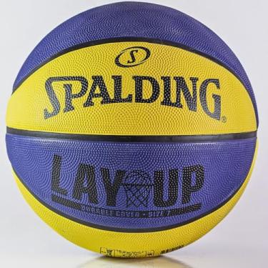 Imagem de Bola de Basquete Lay Up Tamanho 7 Oficial Profissional - Outdoor Borracha Quadra Externa Impermeável Resistente Jogo Treinamento Campeonato Controle Durabilidade