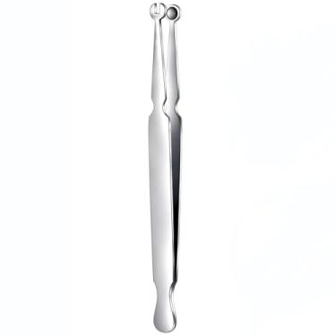 Imagem de HONGTU implant Grampos de piercing de barra, alicate de piercing de aço cirúrgico pinça de garra de joia para anéis de língua, brincos de cartilagem labret todos os pierings