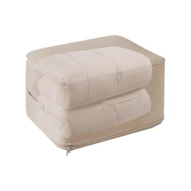 Imagem de Sacos De Armazenamento De Compressão - Bolsas Grandes Armazenamento Roupa Viagem Mudança,Organização Doméstica Multifuncional e Organizador Portátil Impermeável para Roupas, Casacos e Mantas