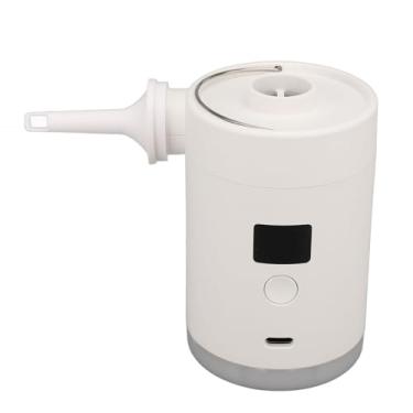 Imagem de Aramox Bomba Portátil, Inflador Elétrico Com Luz LED para Acampar 4kpa Fluxo de Ar Recarregável Mini Colchão de Colchão Viagens Ao Ar Livre Infláveis ​​Ao Ar Livre (Branco)