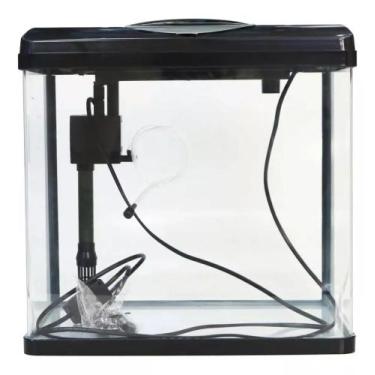 Imagem de Hopar Aquário La-380 Preto 37l Filtro Led Vidro C/ Nfe, 110V