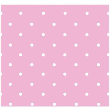 Imagem de Papel De Parede Treboli Poá Rosa 5651 - Rolo 10m X 0,53m