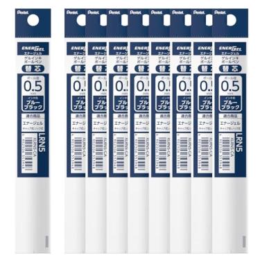 Imagem de Pentel Refil de caneta esferográfica XLRN5-CA EnerGel 0,5 mm, azul e preto, 10 unidades