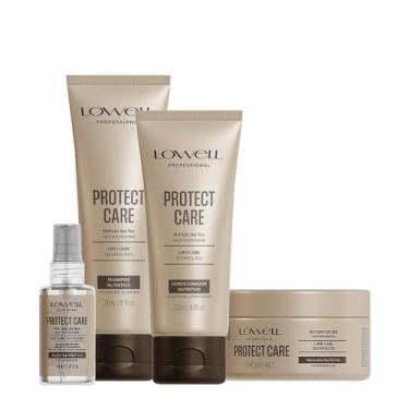 Imagem de Kit Lowell Protect Care Nutritivo Home Care Oil (4 produtos)
