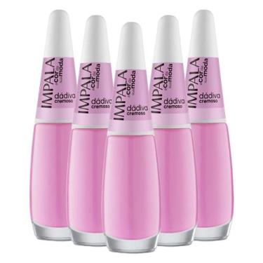 Imagem de Kit 5 Esmaltes Coleção A Cor da Sua Moda Cor Dadiva Impala