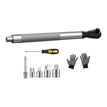 Imagem de KiBcsLic Chave de impacto de extensão offset para furadeira elétrica multifuncional, chave de catraca de impacto faça você mesmo de 1/2" para encanamento