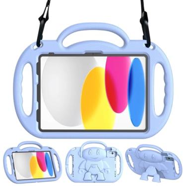 Imagem de TOEVEK Capa infantil para iPad 11ª geração (A16) 11 polegadas 2025 e 10ª geração 11 polegadas 2022 e iPad Air 11 polegadas 2025/2024 e Air 5ª/4ª geração e Pro 11, capa protetora com alça de ombro