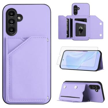 Imagem de Asuwish Capa de telefone para Samsung Galaxy A13 5G capa carteira com protetor de tela suporte suporte para cartão alça transversal cordão de couro celular A04S M13 G5 A 13 2022 13A A135G SM A136U