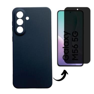 Imagem de Capa + Pel 3D Privativo Compatível Com Samsung Galaxy M56 5G - Db