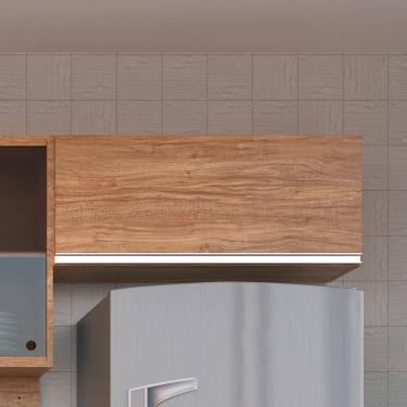 Imagem de Armário Aéreo de Geladeira Bartira Amazonita com 1 Porta e 80cm de largura - Damasco