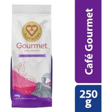 Imagem de Cafe torrado e moido gourmet mogiana paulista 250g 3 - 3 Corações