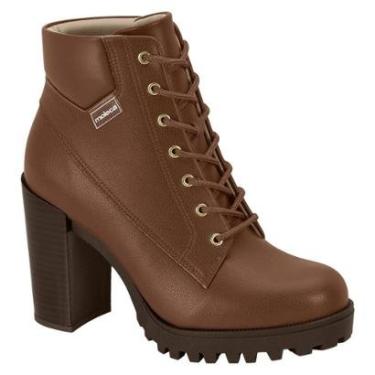 Imagem de Ankle Boot Moleca 5325.119.23581 Salto Grosso Tratorado Feminino-Feminino