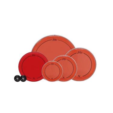 Imagem de Kit pele para bateria bumbo 22 (10/12/14/22 + 14 porosa) Alexandre Fininho - Zellmer