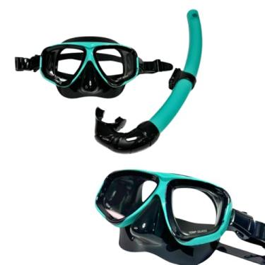 Imagem de Snorkel E Oculos De Mergulho Infantil Kit Dua Mar Piscina