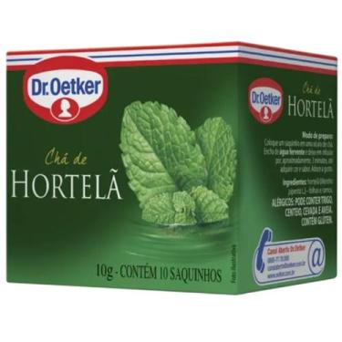 Imagem de Chá Dr. Oetker Sabor Hortelã 10g com 10 Unidades - Dr Oetker