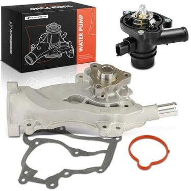 Imagem de A-Premium Conjunto de bomba de água e termostato do motor compatível com Chevrolet Cruze 2011-2015 Cruze Limited 2016 Sonic 2012-2020 Trax Buick Encore 2013-2020 1.4L Turbocharged 2-PC Set