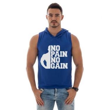 Imagem de Camiseta Regata Masculina Com Capuz Machão Academia Leve E Confortavel