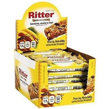 Imagem de Barra De Cereal Banana Aveia e Mel Com 24 unidades - Ritter
