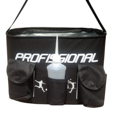 Imagem de Balde Massagista Profissional Preto - Futebol Shop