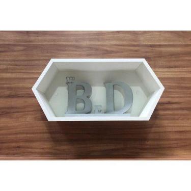 Imagem de Nicho Colmeia Hexagonal Branco 1 Unidade - B&D Arte e Decoração