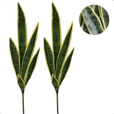 Imagem de Kit 2 Planta Artificial São Jorge Ogum Santa Clara Sem Vaso - Flor de 