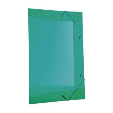 Imagem de Pasta com elástico A4 fina verde New Line Dello