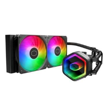 Imagem de Water Cooler Cooler Master MasterLiquid 240 Core II, RGB, 2 Fans, 120 