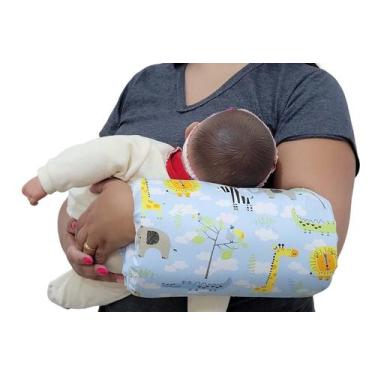Imagem de Almofada de Braço Para Amamentação Colo Multiuso Para Bebê Apoio De Am