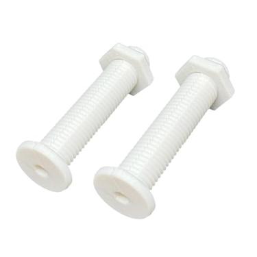 Imagem de Intulon Ilhós de parede divididos em V para Starlink, Ethernet (rede), HDMI, Co-Axial e outros cabos com flange, porca de travamento (V-23-7-101-WH-2P (branco, pacote com 2))