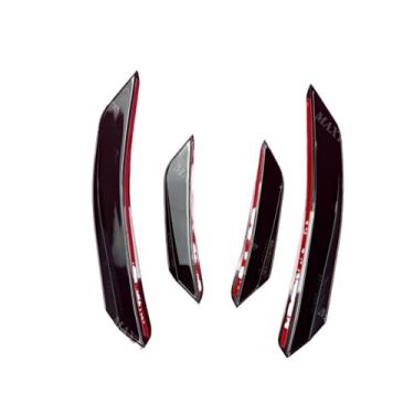 Imagem de Compatível com BMW Série 4 G22 G23 Para-choque dianteiro lateral Canard Splitter 420i 430i M440i M440d 2020-2024 Compatível com Aero Kit Asas Guarnição Spoiler Body Kit