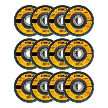 Imagem de Kit 10 Disco Flap Lâminado 4 1/2x7/8 Grão 40 Dw8307 Dewalt