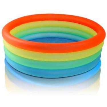 Imagem de Banheira Inflável 550 Litros Arco Íris Mor