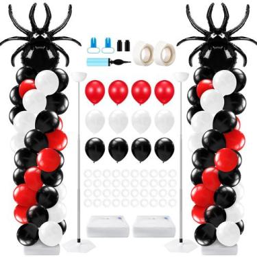 Imagem de Kit de suporte de coluna para balões de festa Kasyat Spider 2 conjunto