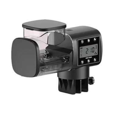 Imagem de Whtkoph Alimentador Automático, Dispensador Automático, Alimentador de Aquário com Tela Empilhável para Aquários de Tanque Pequeno, Salamandras, 500ml