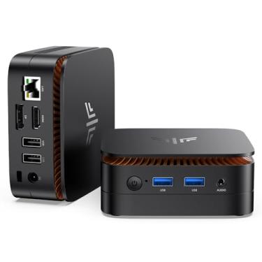 Imagem de KAMRUI Mini computador Essenx E1 com processador N150, 16GB DDR4 512GB M.2 SSD Mini PC, suporte para PC pequeno Dual 4K, WiFi, Ethernet, Bluetooth, Mini Desktop PC para empresas