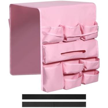 Imagem de Organizador de mini geladeira, organizador de armazenamento sobre a geladeira com 13 bolsos, organizador de organizador de geladeira à prova d'água, armazenamento com economia de espaço para despensa