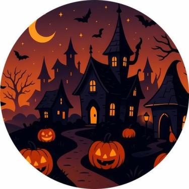 Imagem de Painel Redondo C Elastico 1,50m Halloween - Fadrix, HAL0111